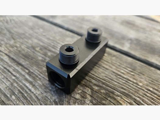 AEA Scuba Ashinger & Alarmo x2 podwójny adapter napełniający blok napełniający