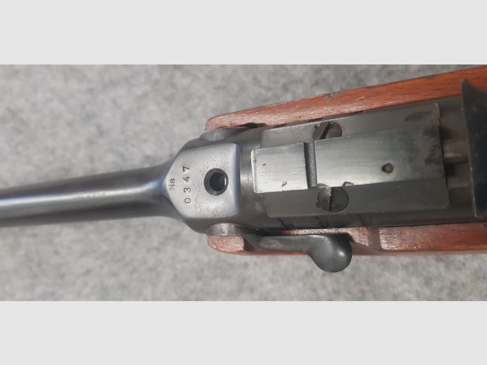 Seltenes aus Suhl  Oberhebelspanner  Luftgewehr Haenel Mod. IV/M im guten Zustand Oberhebel 4M