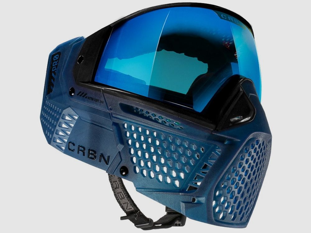 Carbon ZERO PRO Paintball Thermal Maske (Navy)