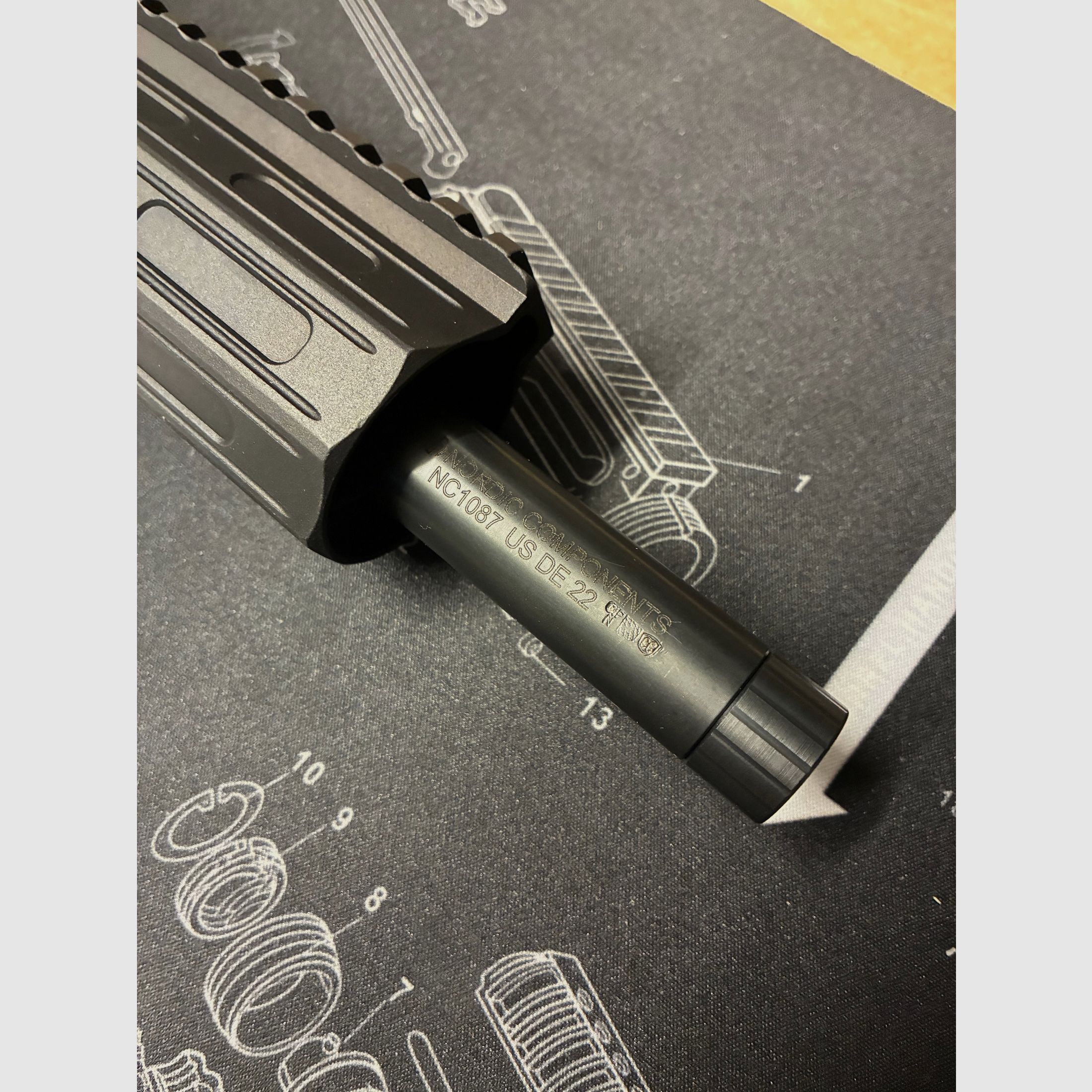 Nordic Components AR-15 .22 lfb conversion system – only 700 shots, excellent condition