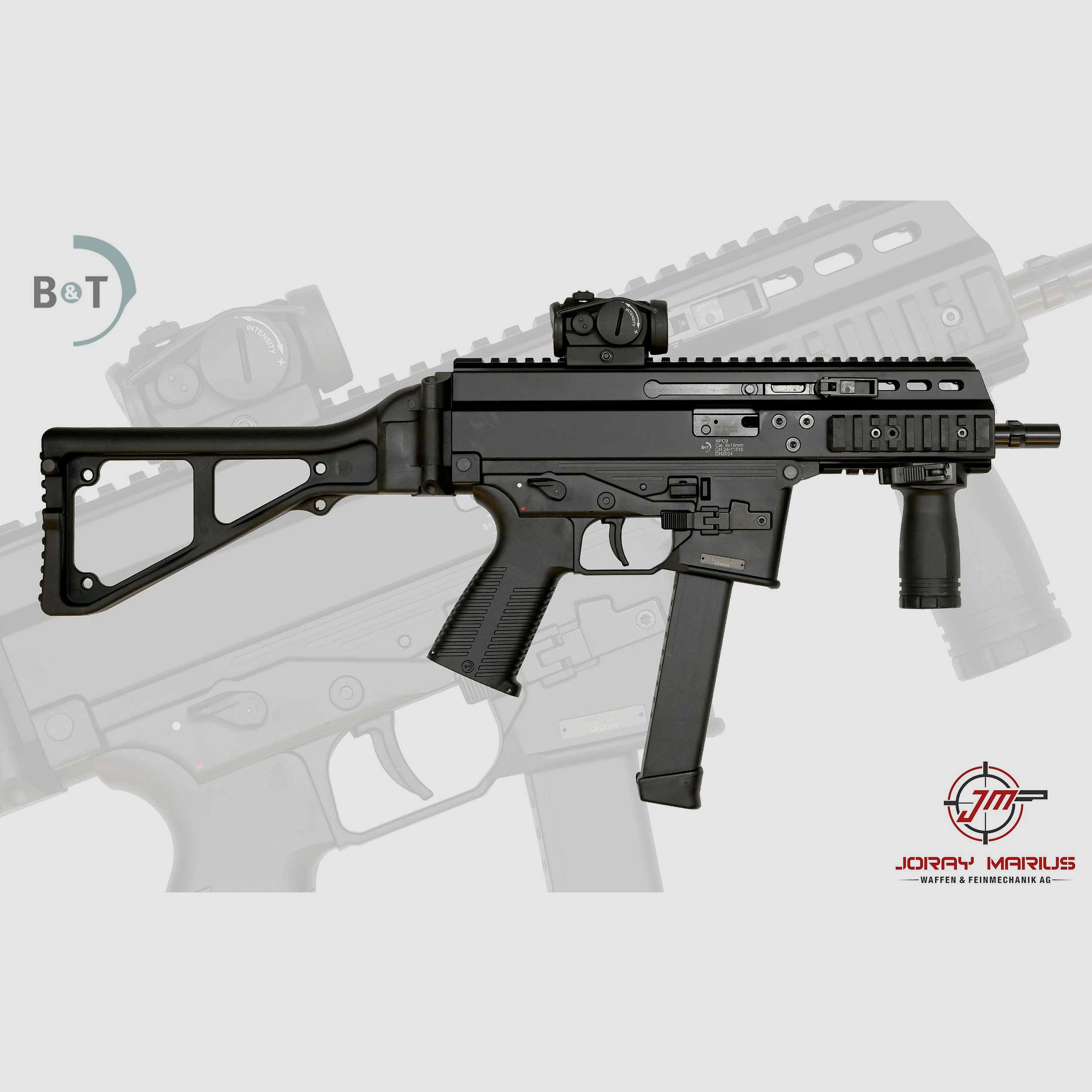 B&T APC9 PRO G semi-automatique 9mm Para 6.9″, image 1 sur 2