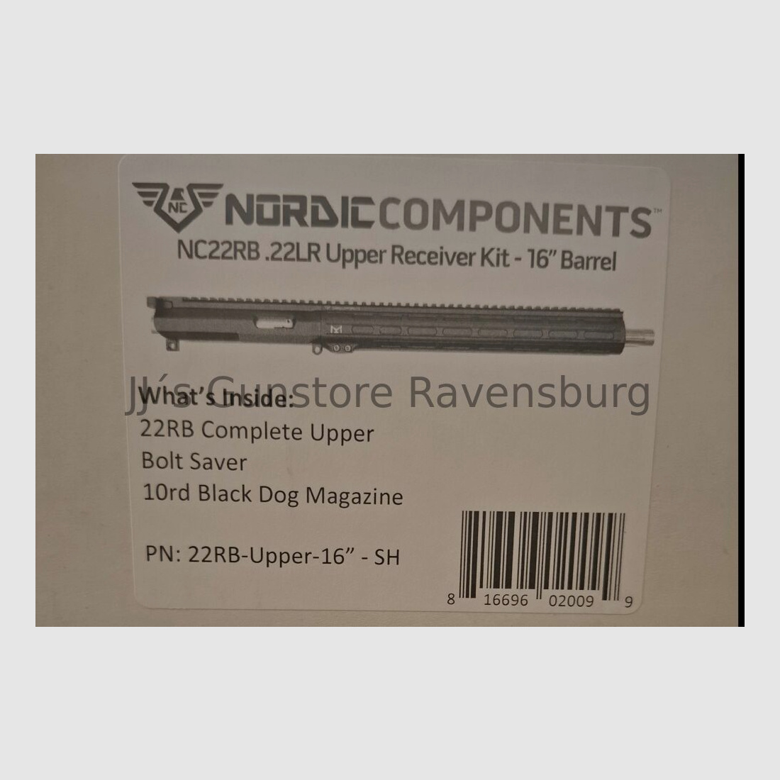 Wisselsysteem Nordic Components Nordic Upper .22lr