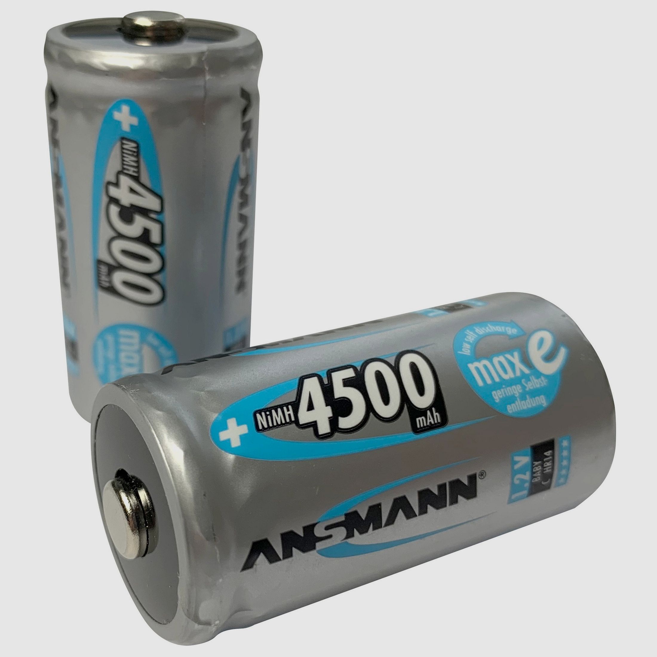 6 Stück 1,2 V NiMH Akkus 4500 mAh