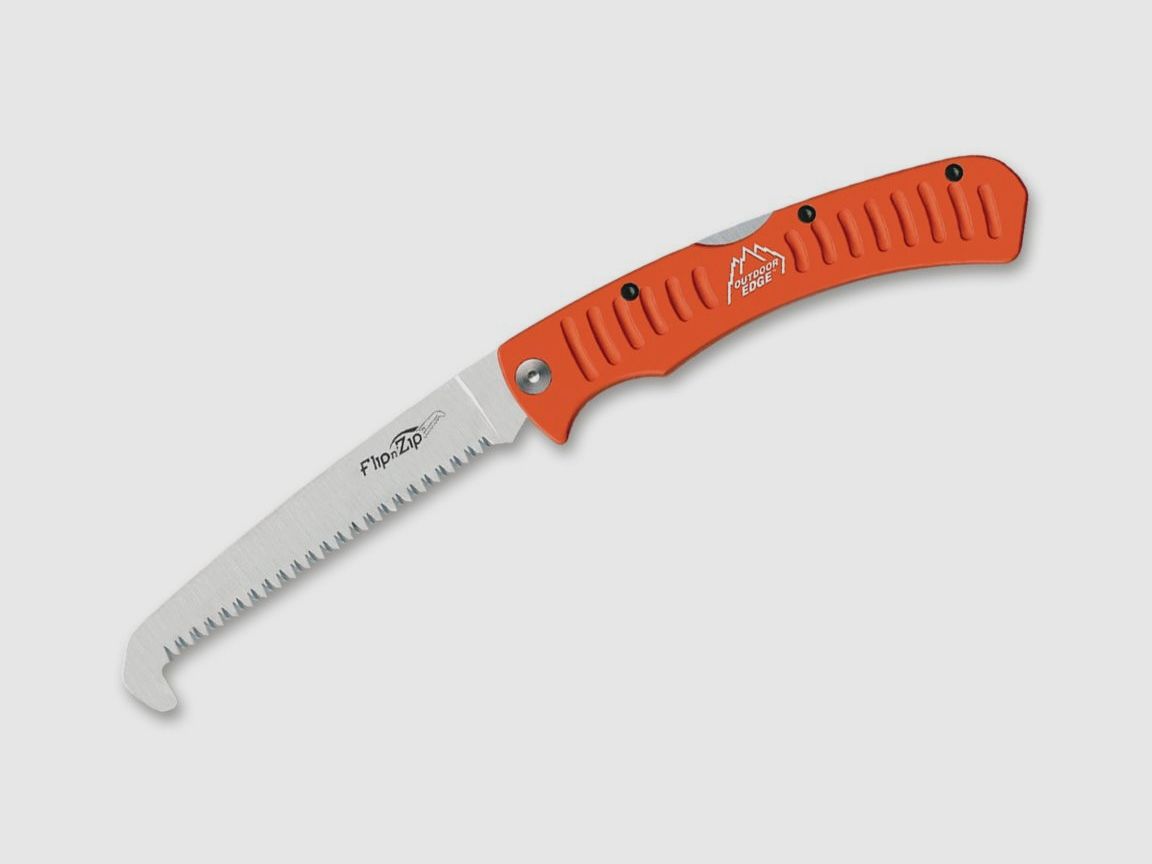 Klappsge mit hochwertigem Etui Flip n' Zip Saw Orange Sge