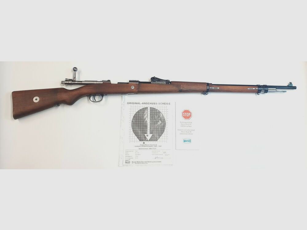 Mauser Oberndorf am Neckar Repetierbüchse Mauser Jubiläumsgewehr Gewehr 98 - 8x57JS