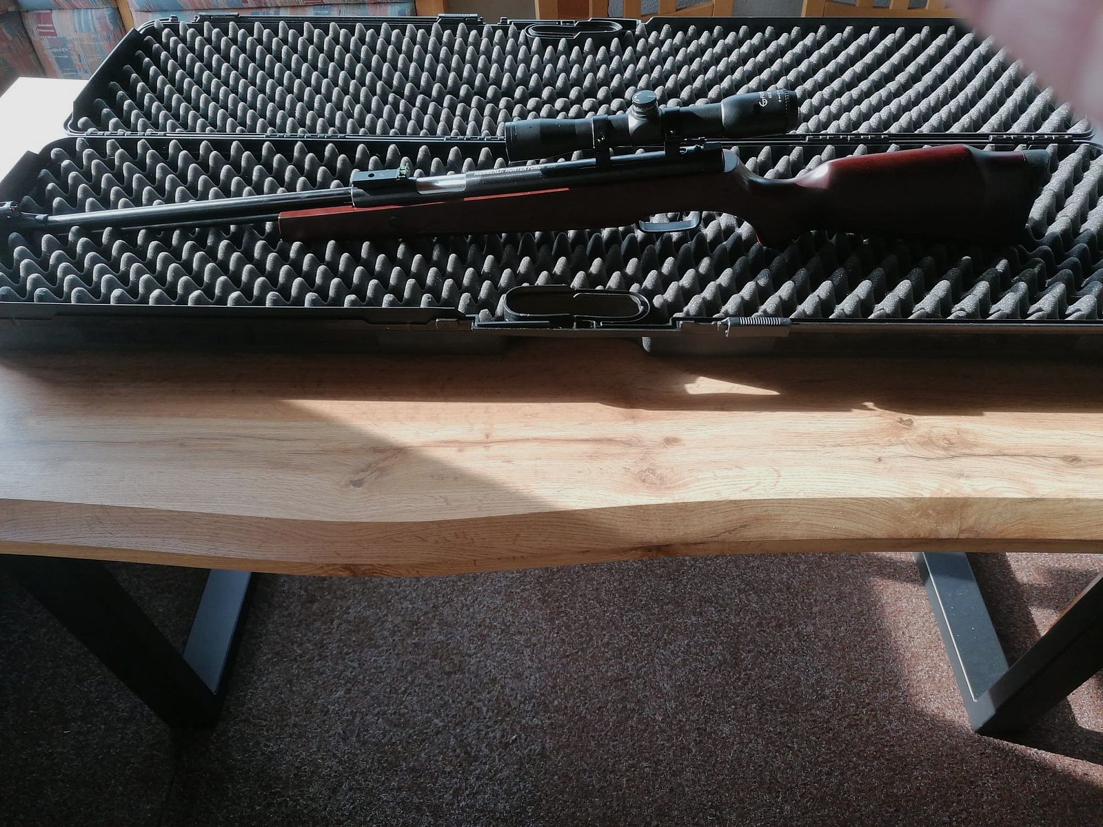 Hämmerli Hunter Force 900 Luftgewehr 4,5 mm + ZF 4x32 Mildot + Koffer/Futteral