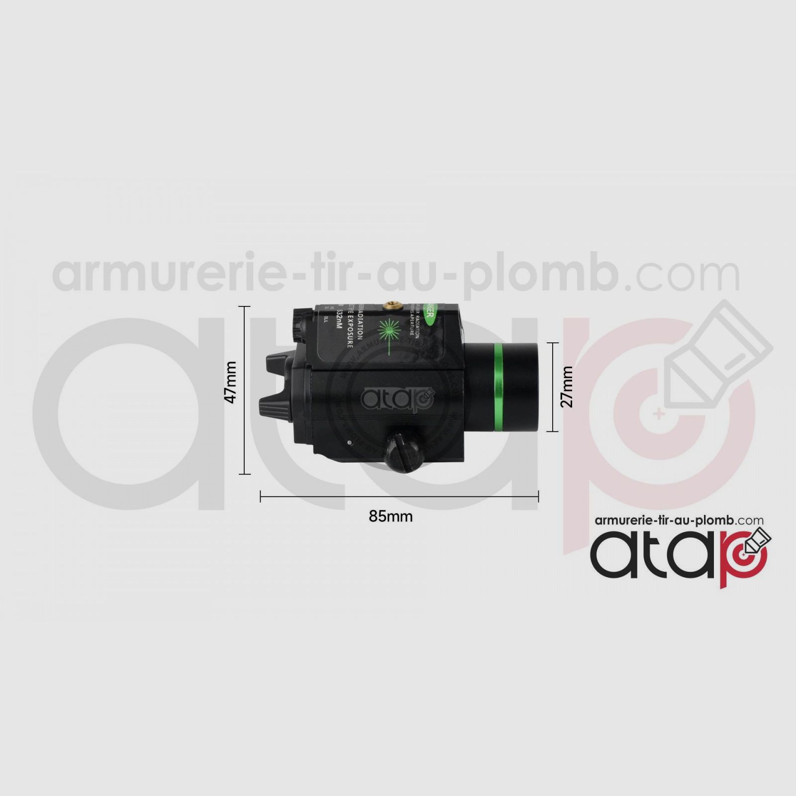 Lampe und Laser Night Hunter 1000 Lumen rot oder grün, Bild 3 von 7
