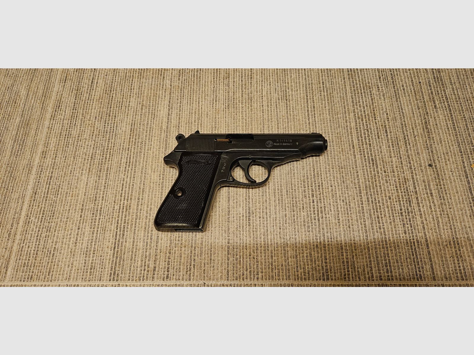 Walther PP- 9mm P.A.K. brüniert