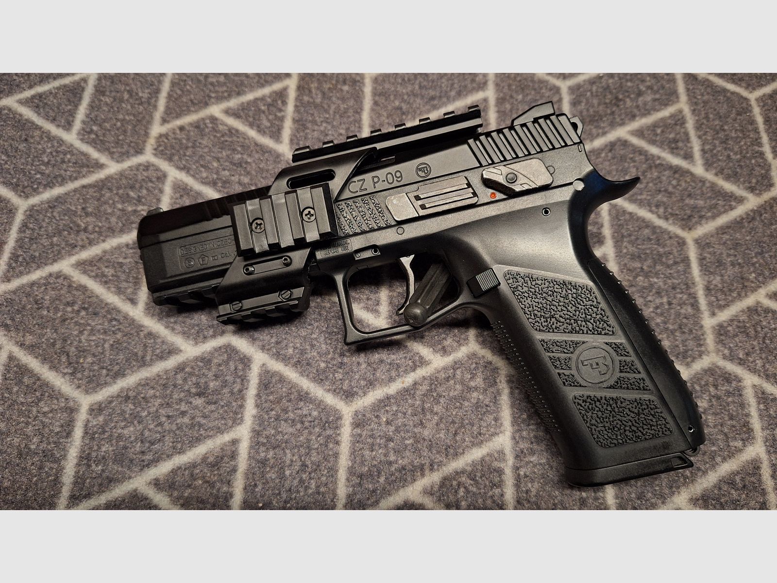 CZ P-09 Duty 4,5 mm Diabolo/Stahl BB Co2-Pistole Blow Back, Bild 7 von 12