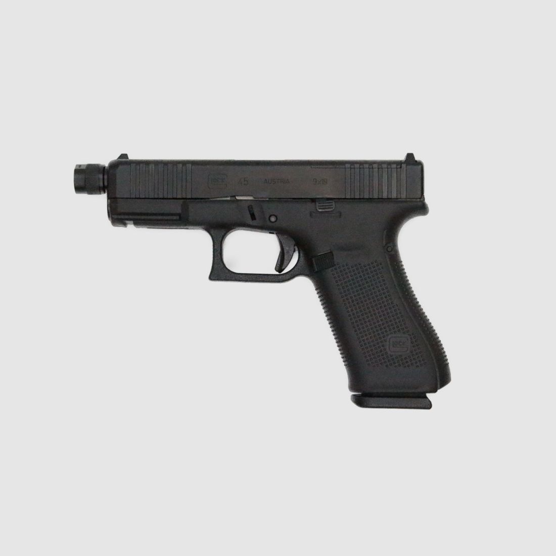 Glock Pistole G45 Gen5 MOS FS 9mm Luger 4,02″ / 102 mm 17+1, Compact Crossover mit Gewindelauf