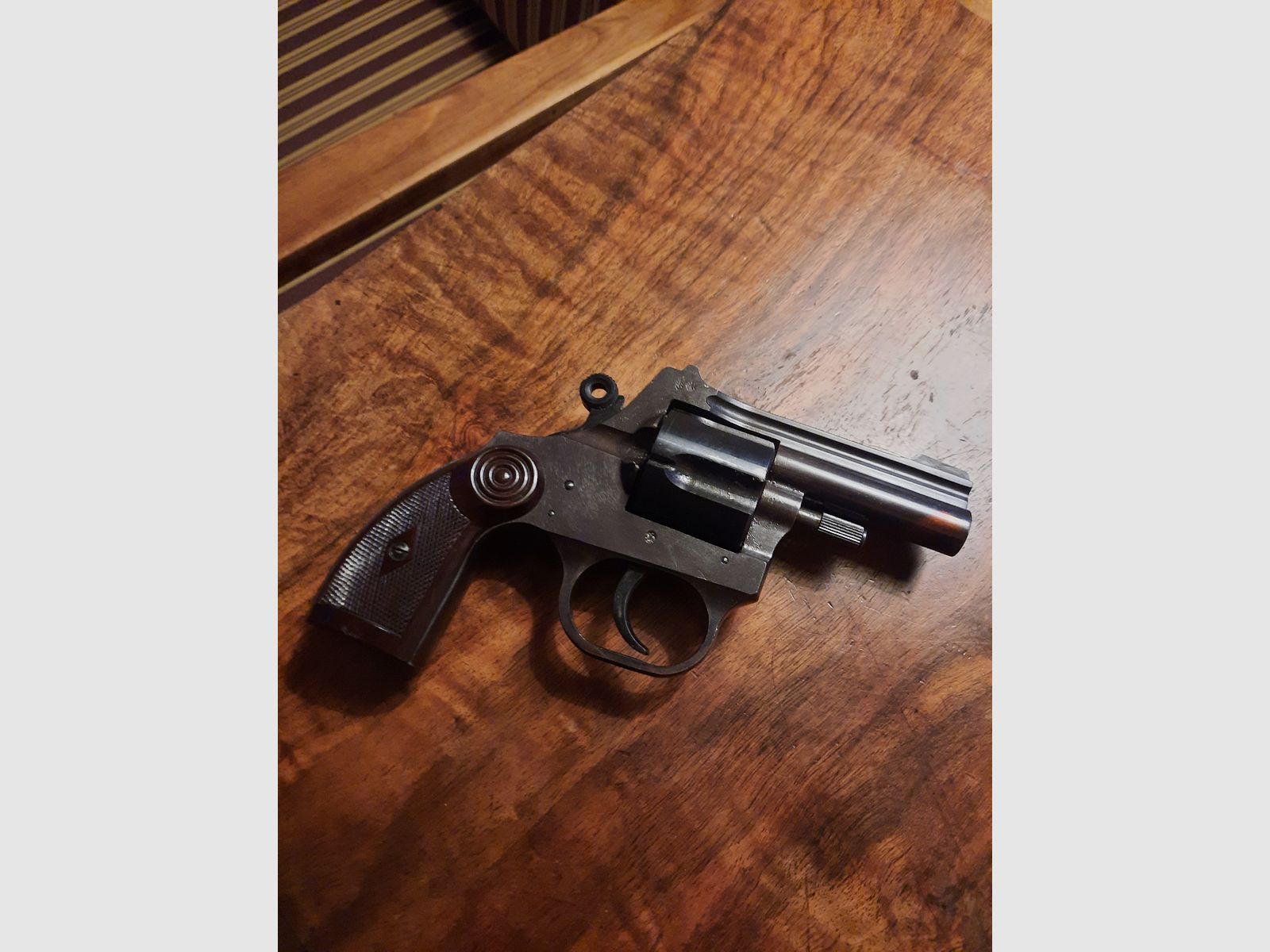 Blank firing / gas revolver Willi Korth, .380 R, very rare collector's item