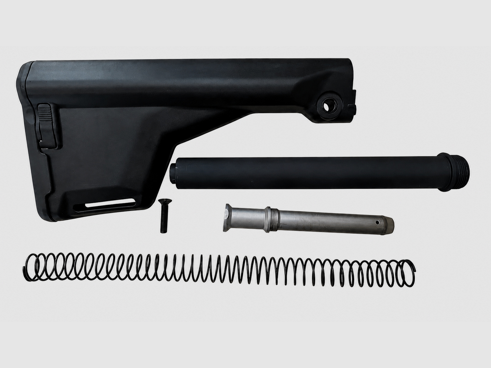 IMI Defense SRS-1 Set di Calcio Fisso per AR-15 - incluso Tubo Buffer, Buffer e Molla - Merce Dimostrativa