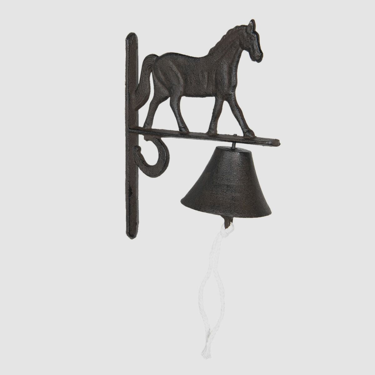 Lovergreen Dekoration Motiv Glocke Pferd aus Gusseisen