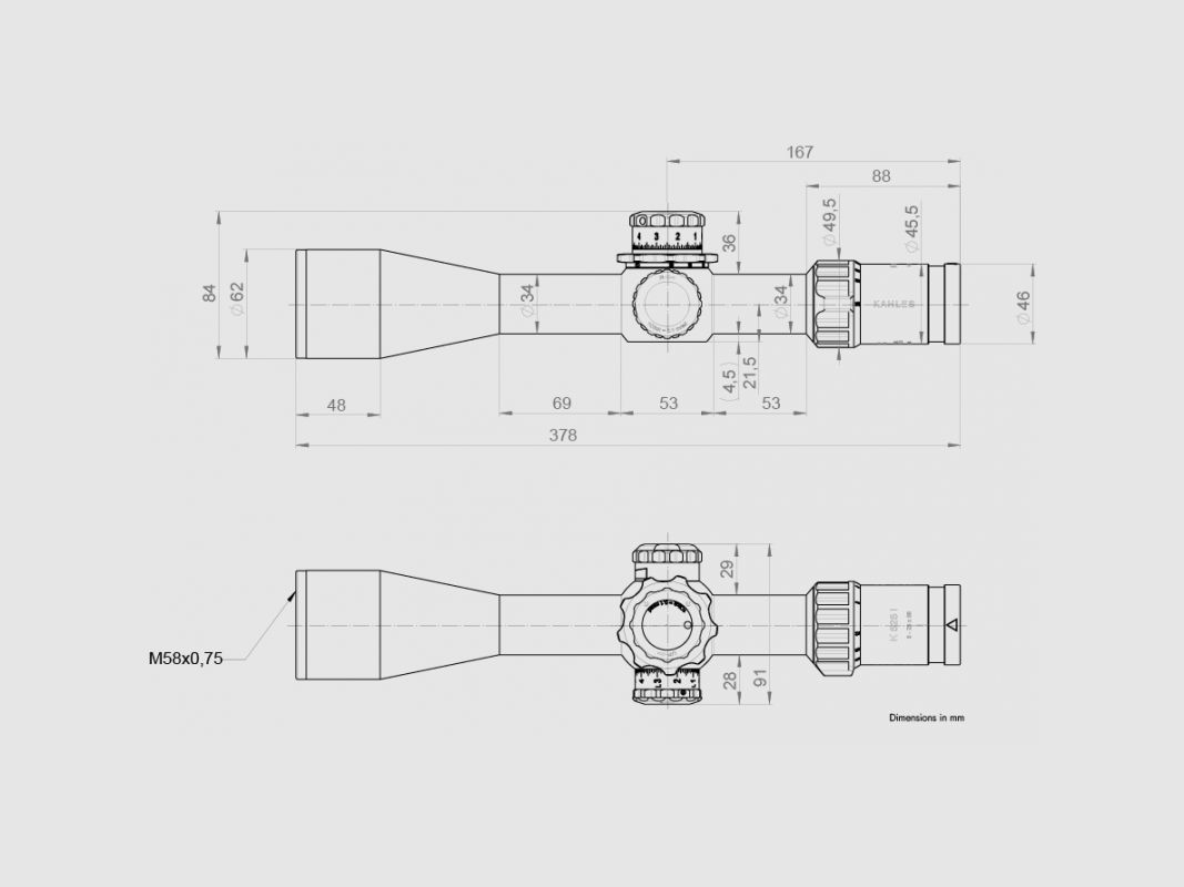 KAHLES K525I REFINED 5-25X56L SKMR CCW WIN LEFT, image 9 sur 9