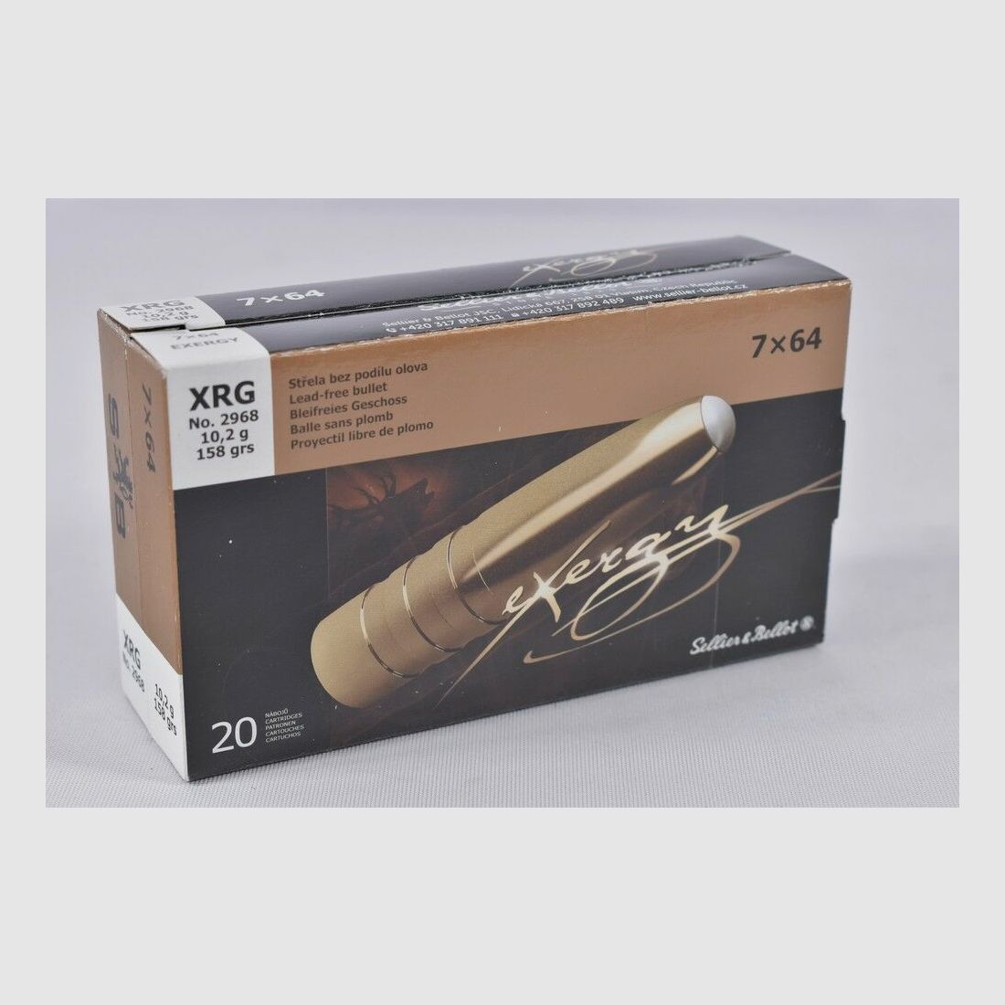 Sellier & Bellot 158grs XRG 20STK 7x64