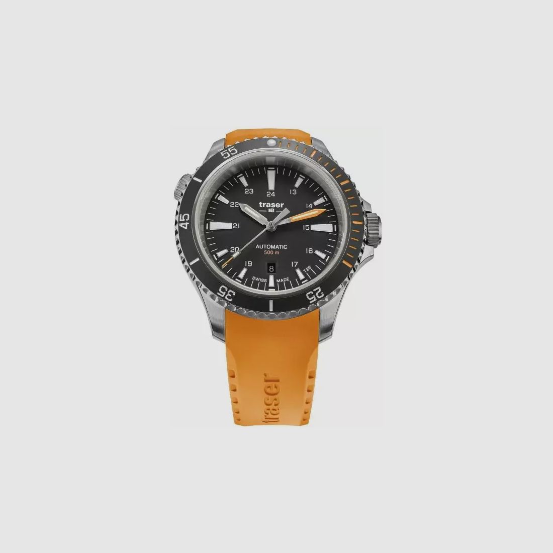 Traser P67 SuperSub Diver Aut Black RS Orange Watch - 110323, image 1 of 3