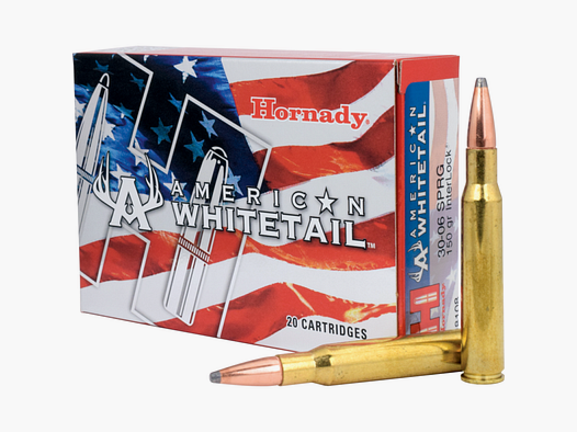 30-06 Springfield Hornady AMERICAN WHITETAIL® 150 gr INTERLOCK® VE20