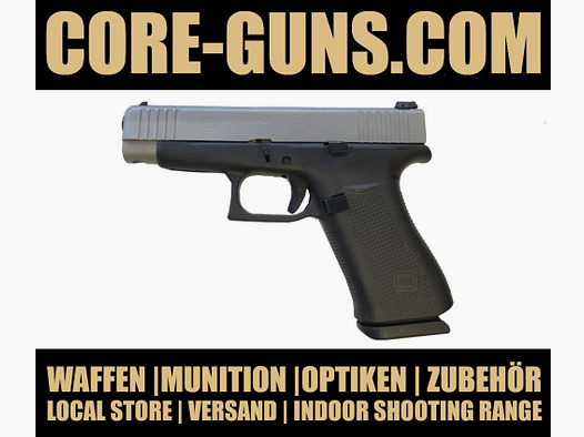 Glock Pistole 48 ADJ silver slide 9mm Luger *EWB Pflichtig	 sofort verfügbar