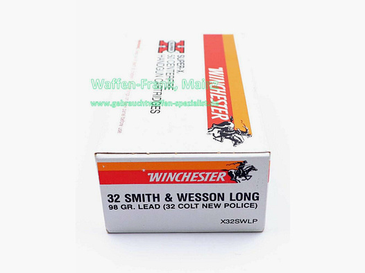 Winchester - USA naboje rewolwerowe .32 S&W long 58 grs. okrągły nos