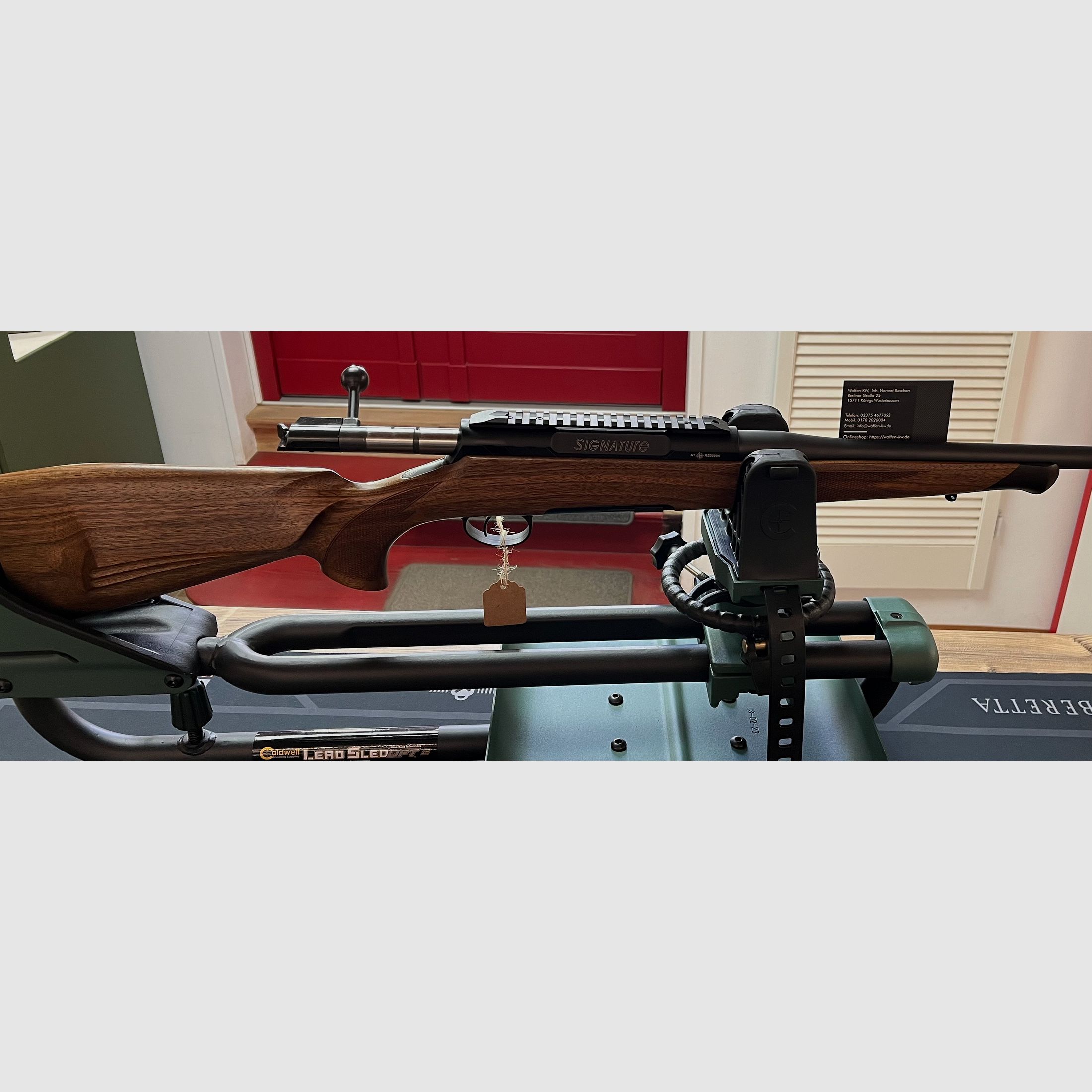 RÖWA Rössler Repetierbüchse Signature .308 Win. mit Luxus Holzschaft M15x1 Linksausführung