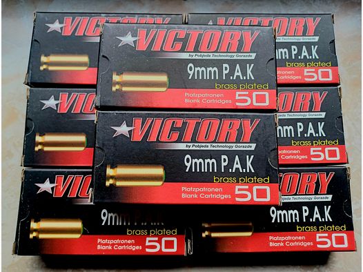 400 Platzpatronen 9mm P.A.KNALL 