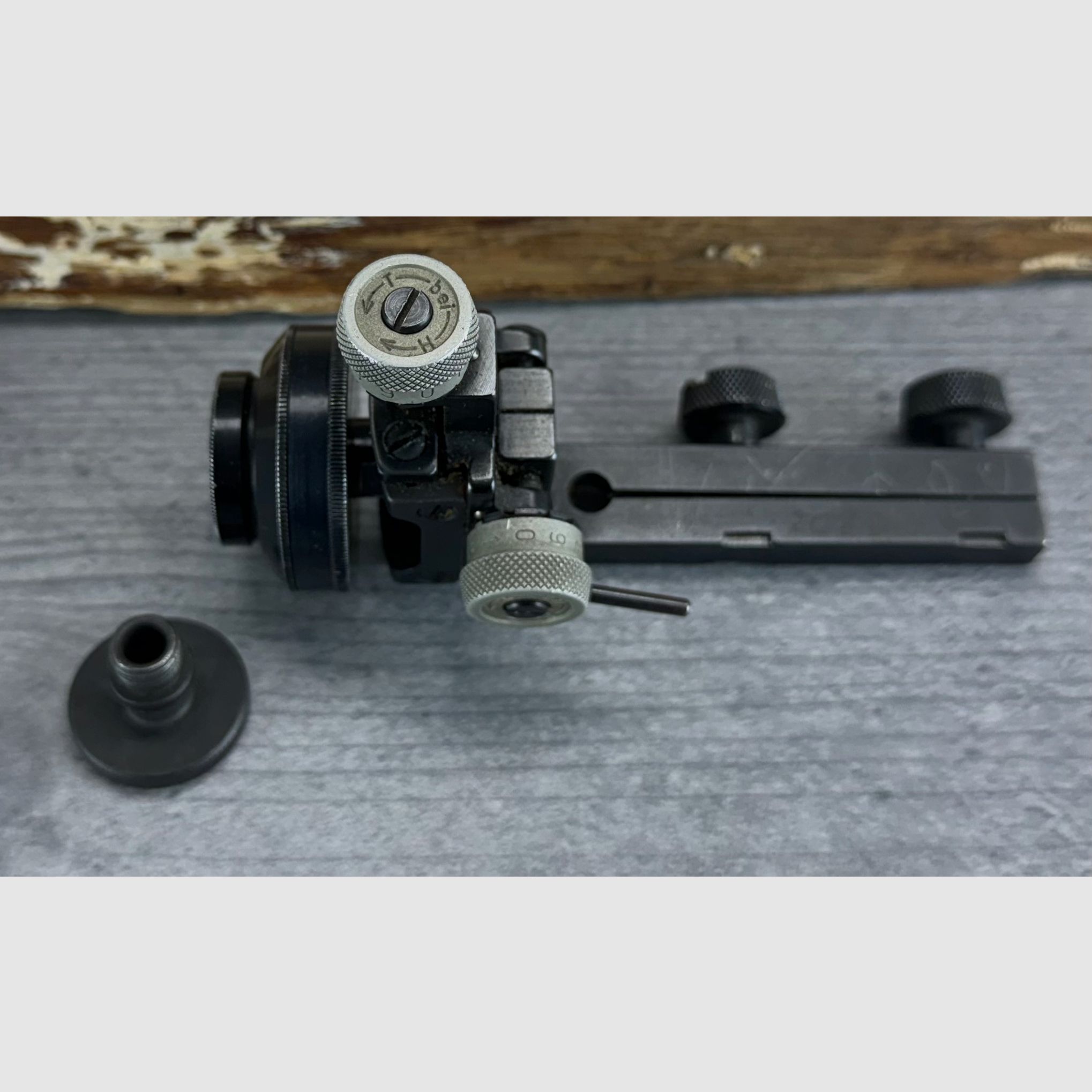 Suhl Mod. 150 Cal.: .22lr + S&B 10x42 + Anschütz - Diopter