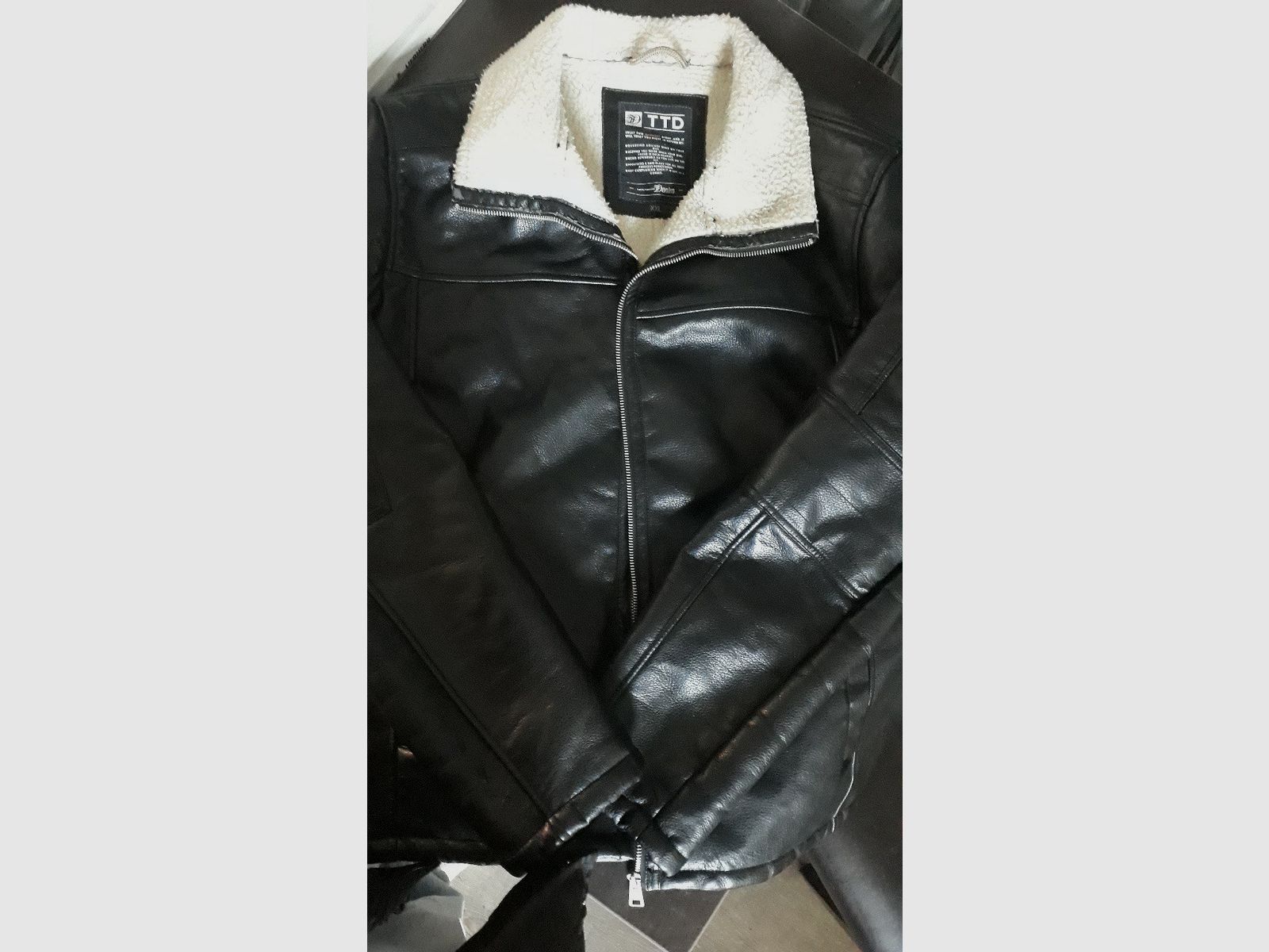 Tom Tayler Denim Echt Leder Jacke XXL Herren 