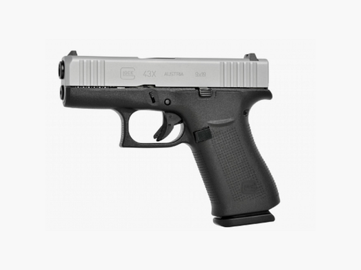 GLOCK 43X, FS, sliver slide