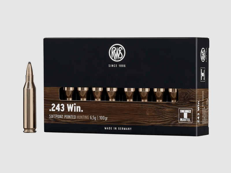 RWS .243 Win. TMS 100gr. - 20 pz