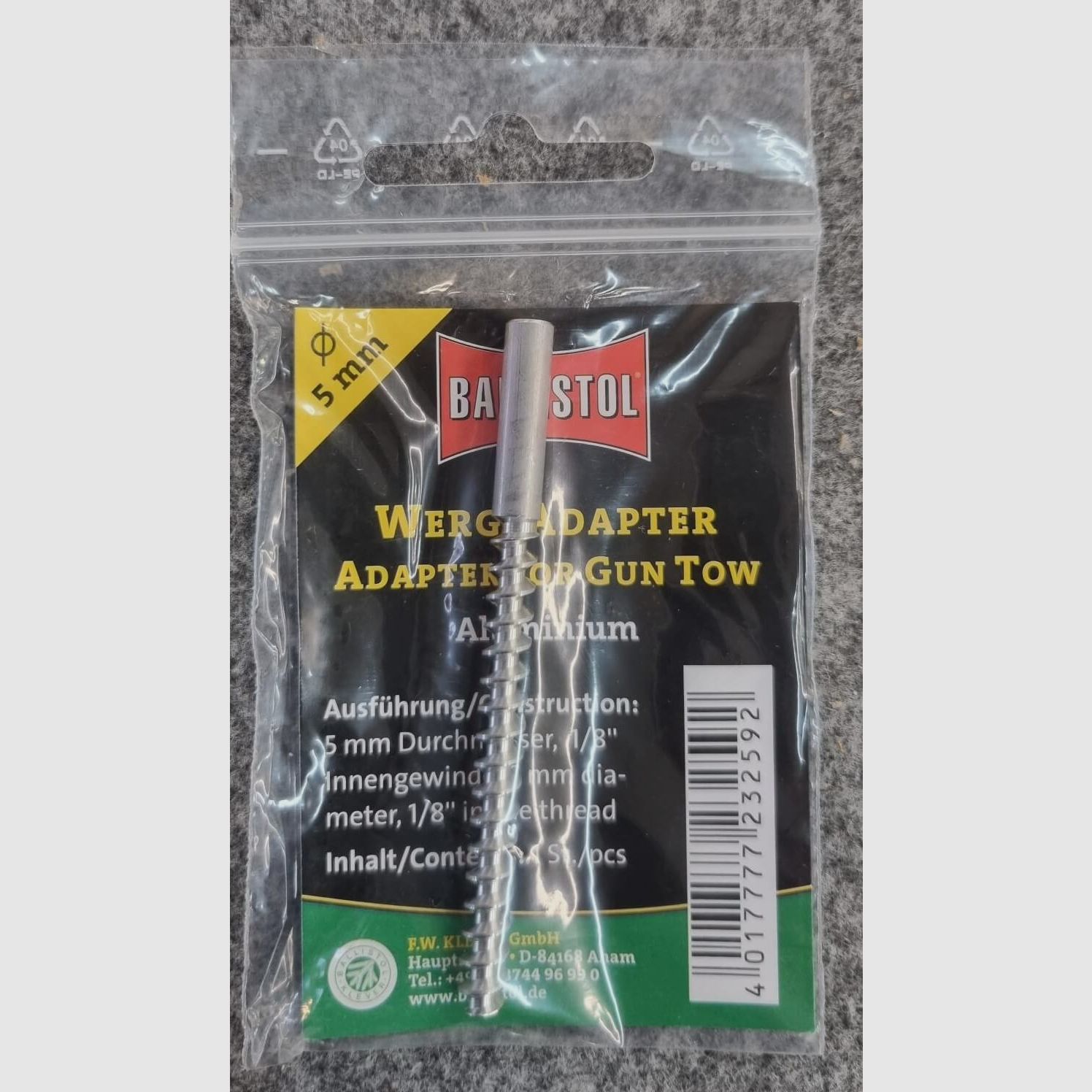 Werg-adapter – 1/8" binnendraad