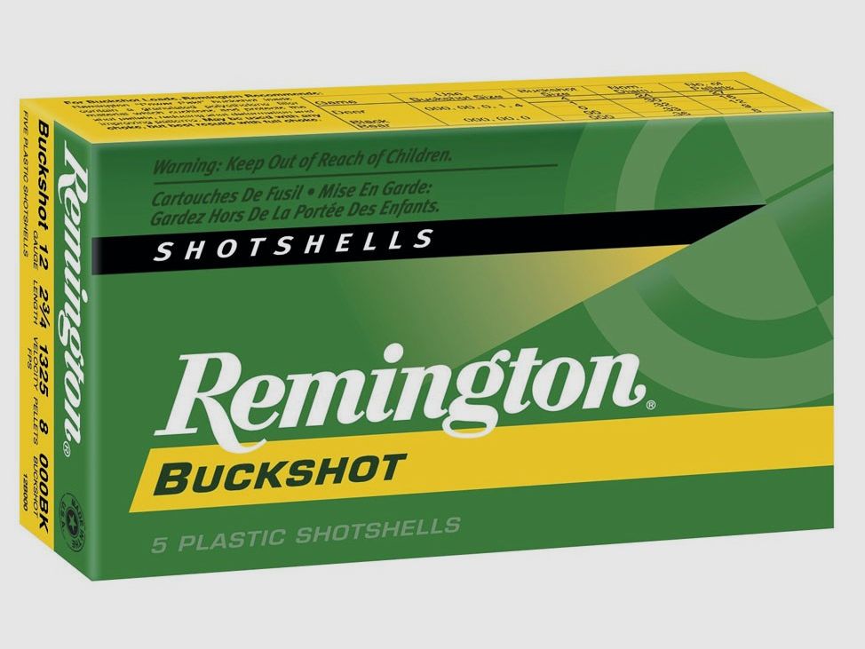 Flintenpatronen 12/70 REMINGTON Express Buckshot – 9 Kugeln, Bild 2 von 2