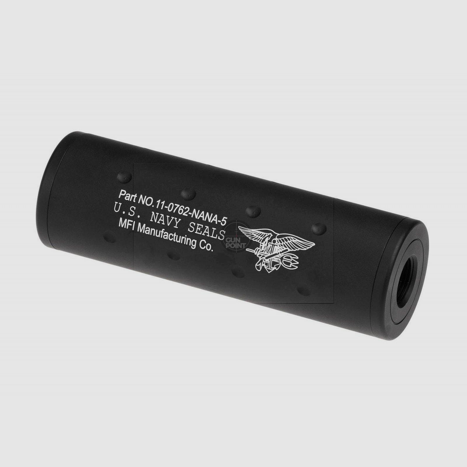 FMA 107mm Navy Seals Silencer CW/CCW-Schwarz