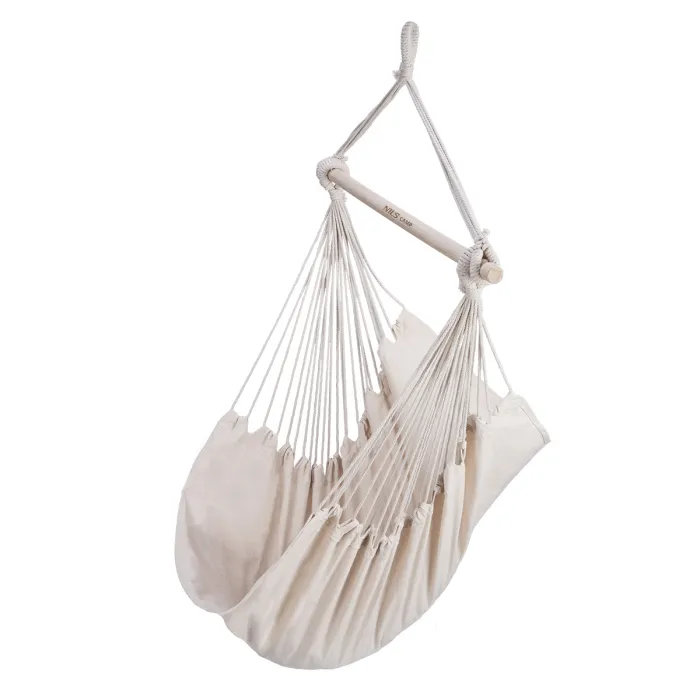 NC0033 Hangstoel 130x100cm Beige Nils Camp, afbeelding 4 van 11