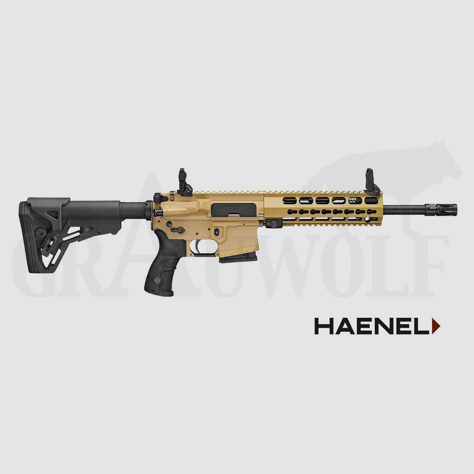 Haenel CR .223 Remington Fucile Semiautomatico 12,5" Lunghezza della Canne Colore Sabbia