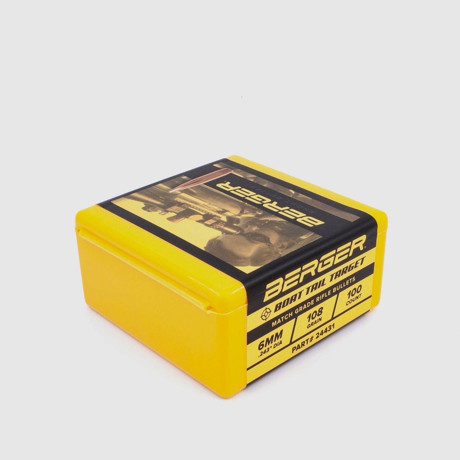 Berger Bullet 6mm/.243 BT Target 108GR 100 pieces