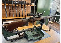 Classique pour la chasse à l'affût : Steyr Mannlicher Modell S (cal. 9,3x64) avec lunette Kahles pour chasse à l'affût