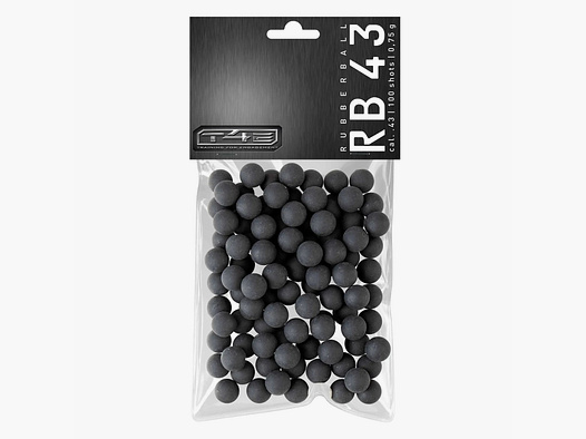 T4E T4E Rubberballs Oefening RUB 43 .43 100 stuks