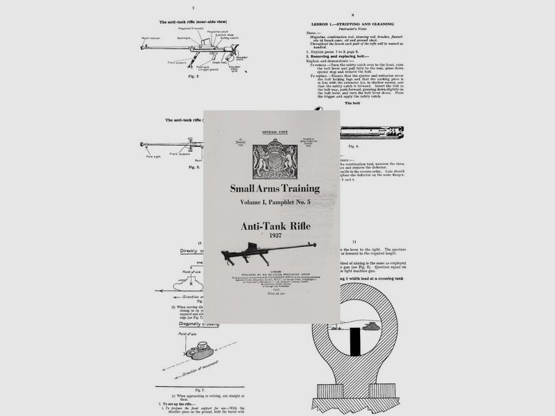 Nachdruck Englische Dienstvorschrift Boys-Panzerbüchse von 1937