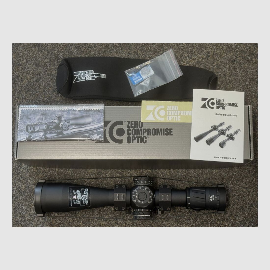 Zero Compromise ZC 5-27X56 10 MIl Tremor 3 CCW NL mit Eratac Montage