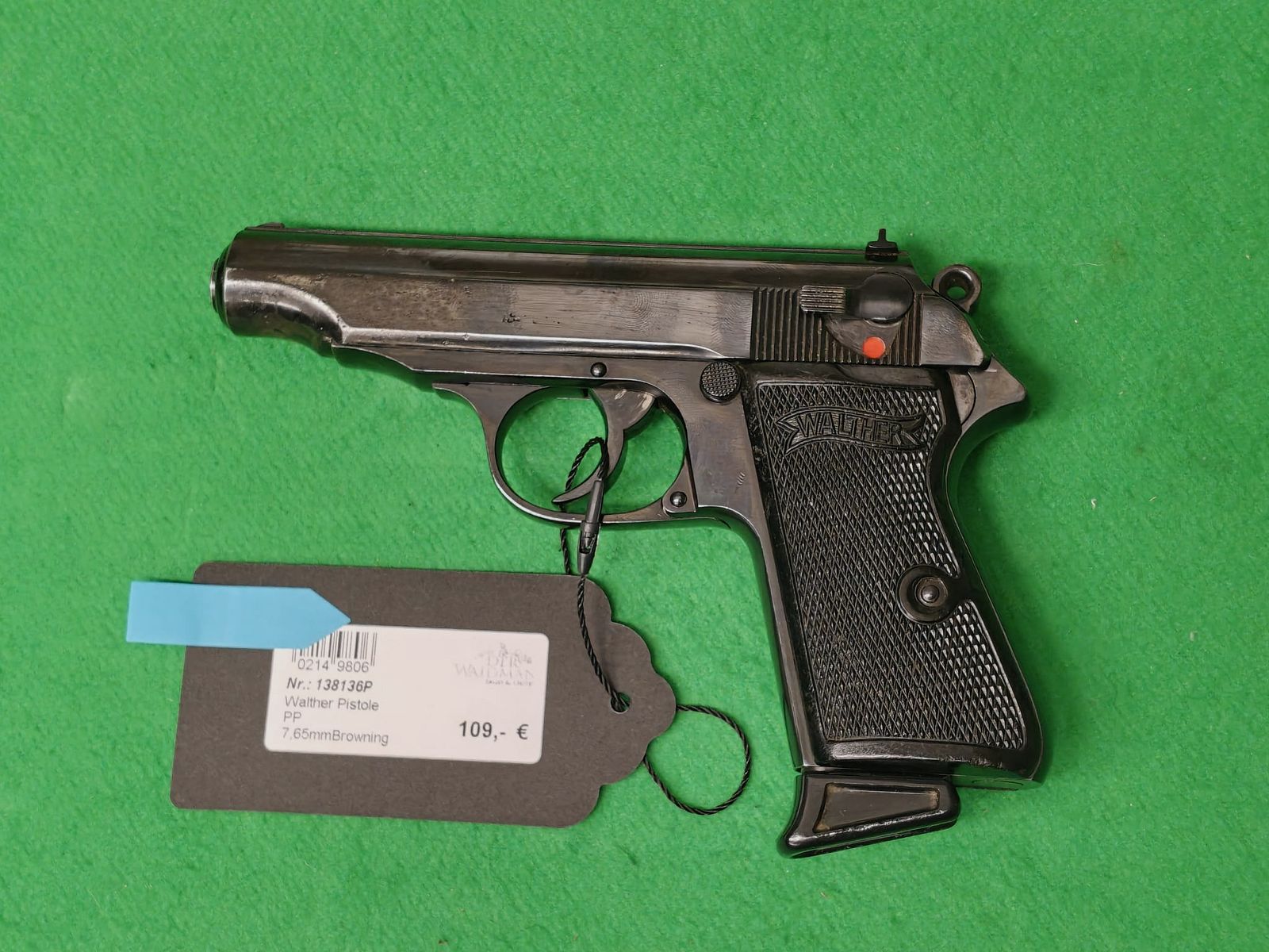 Walther PP 7.65mm Browning with holster