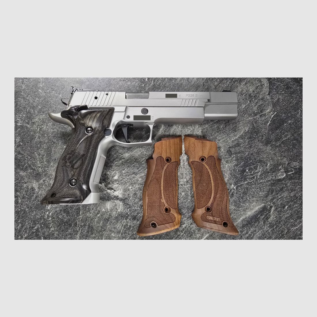 P226 X-Six Made in Germany Sig Sauer XSix - 9mm Luger mit Mastershop Griffschalen, Bild 1 von 3