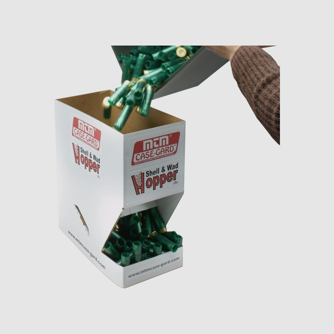 MTM Spenderbox für Schrotpatronen WH-01 weiß, Bild 3 von 4