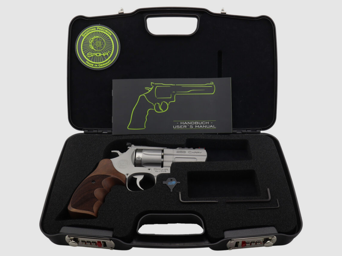 Revolver Spohr 283 Carry Stainless 3" Fabriqué en Allemagne 3 pouces Chasse & Sport