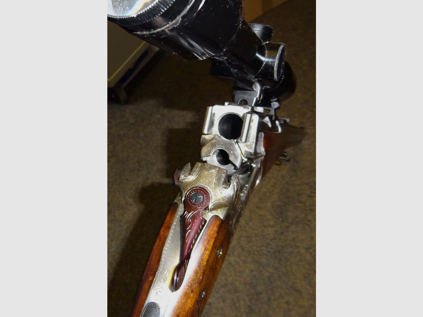 BBF /BDF  HEYM Mod. 88 7x57R +16/70 mit Wechsellauf auf BDF 16/70. Mit "Kaps" ZF 4fach. EU wide shipment