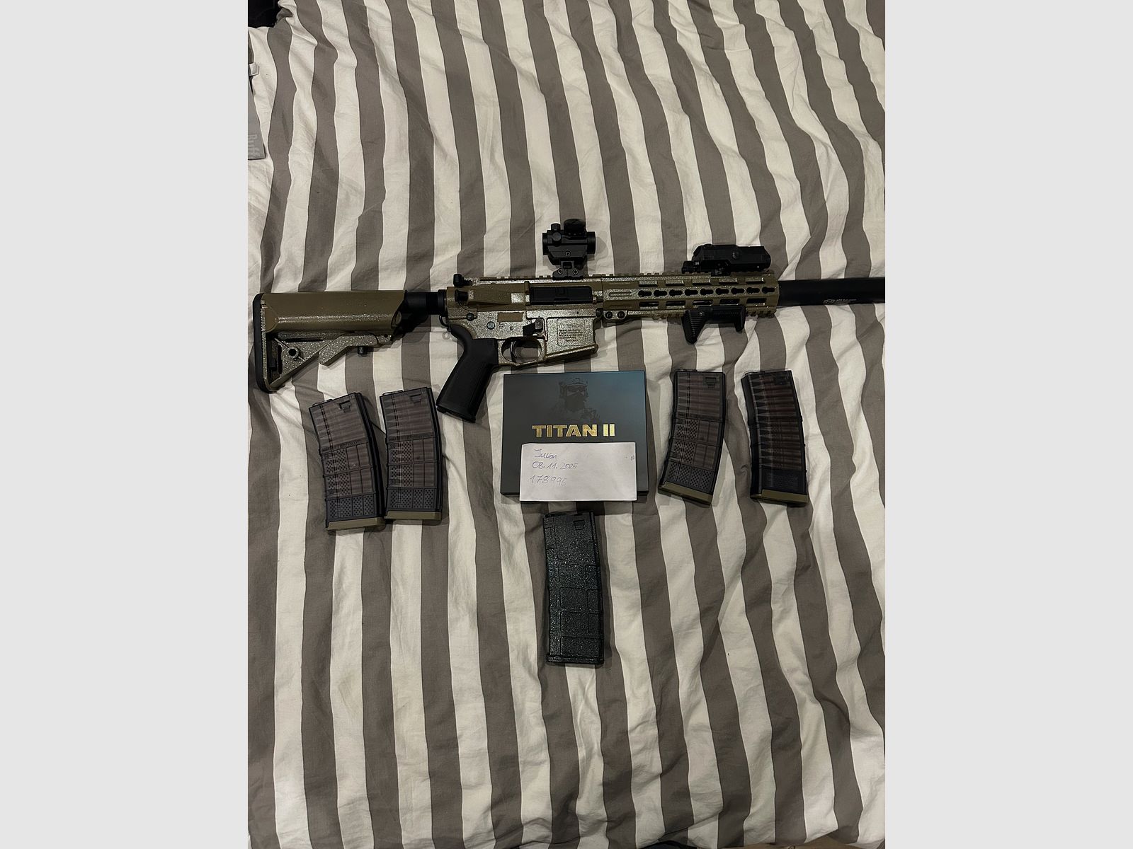 Tippman Comando fully tuned with battery etc.