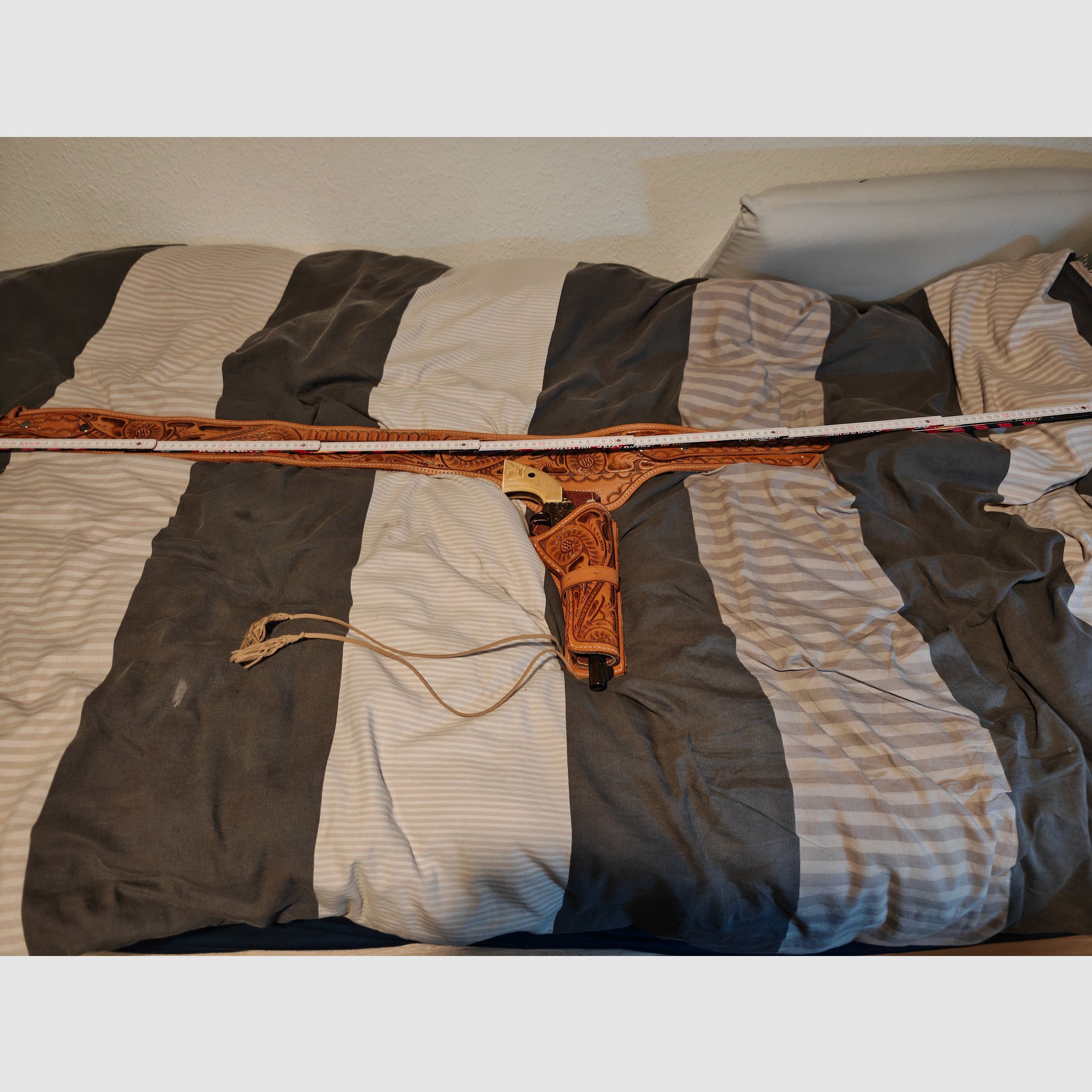 Weihrauch Western Single Action (SAA) revolver with the PTB 788 with white grip panels