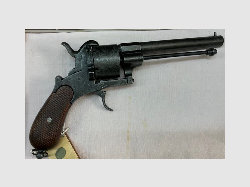 Lefaucheux Revolver 1870 Belgien  DEKO mit Göde Zertifikat