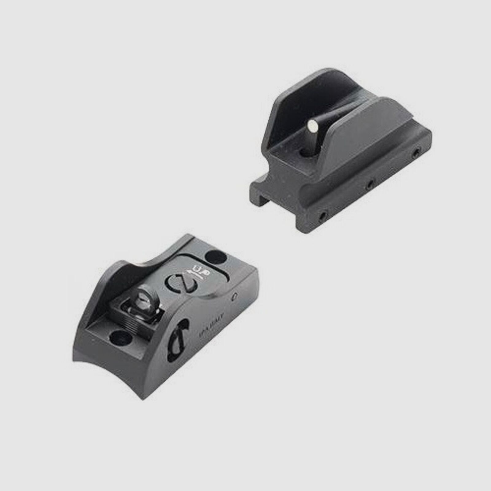 LPA T-Visierset Rib Ghostring m/Dot weiß