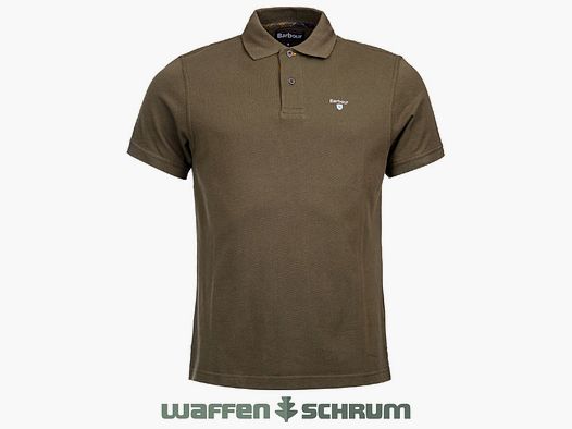 Barbour Poloshirt Tartan Pique Dk. olive/classic