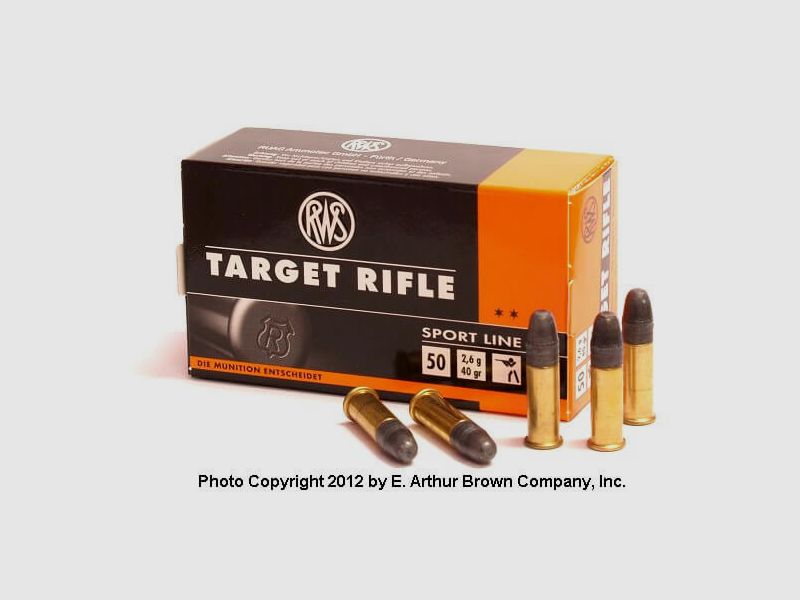 RWS Target rifle kaliber 22LR, 50 stk.